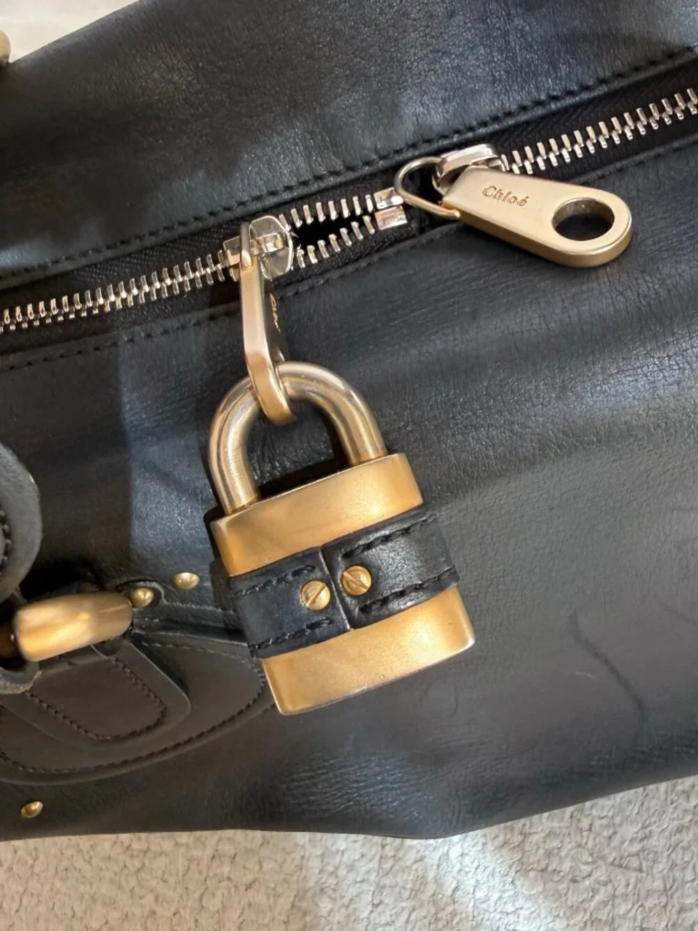 CHLOE Paddington leather satchel